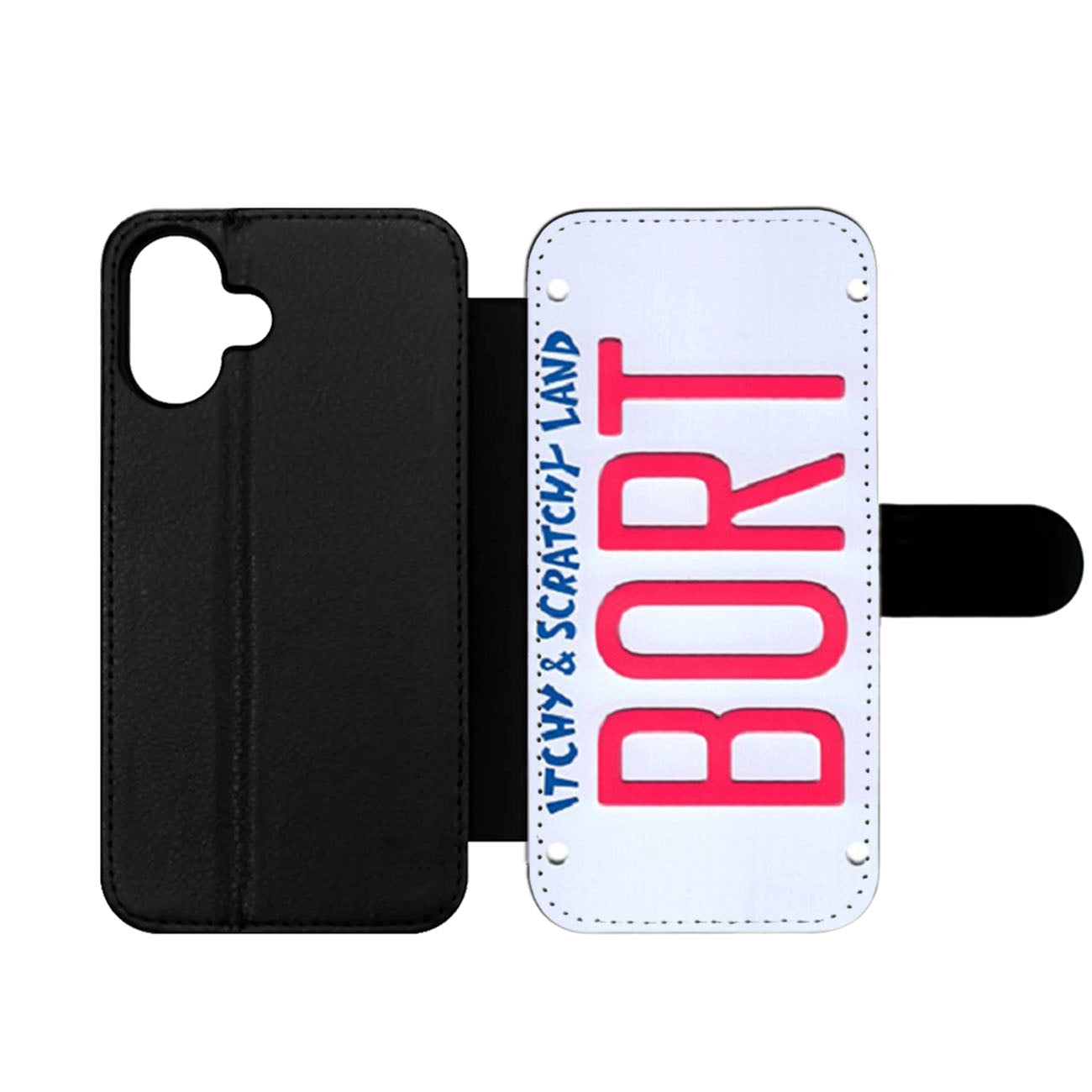 BORT License Plate Wallet iPhone Case