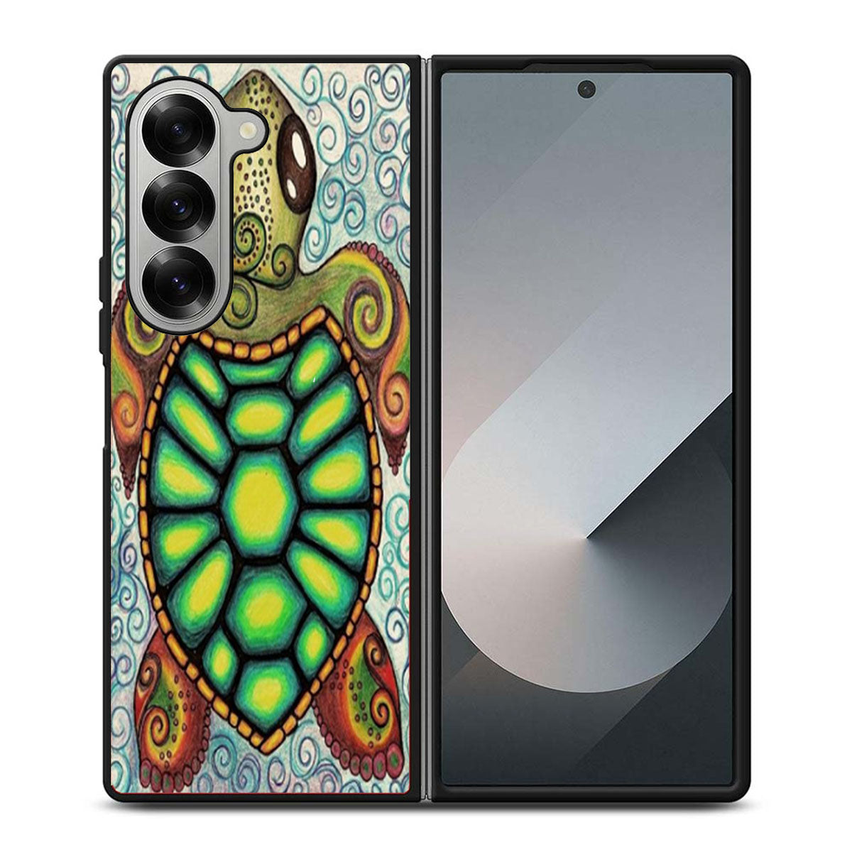 Baby Turtle Under The Sea Art Samsung Z Fold 6 Case