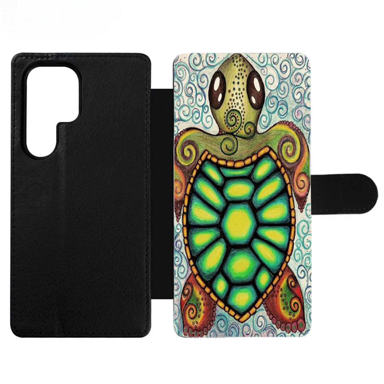 Baby Turtle Under The Sea Art Wallet Samsung Case