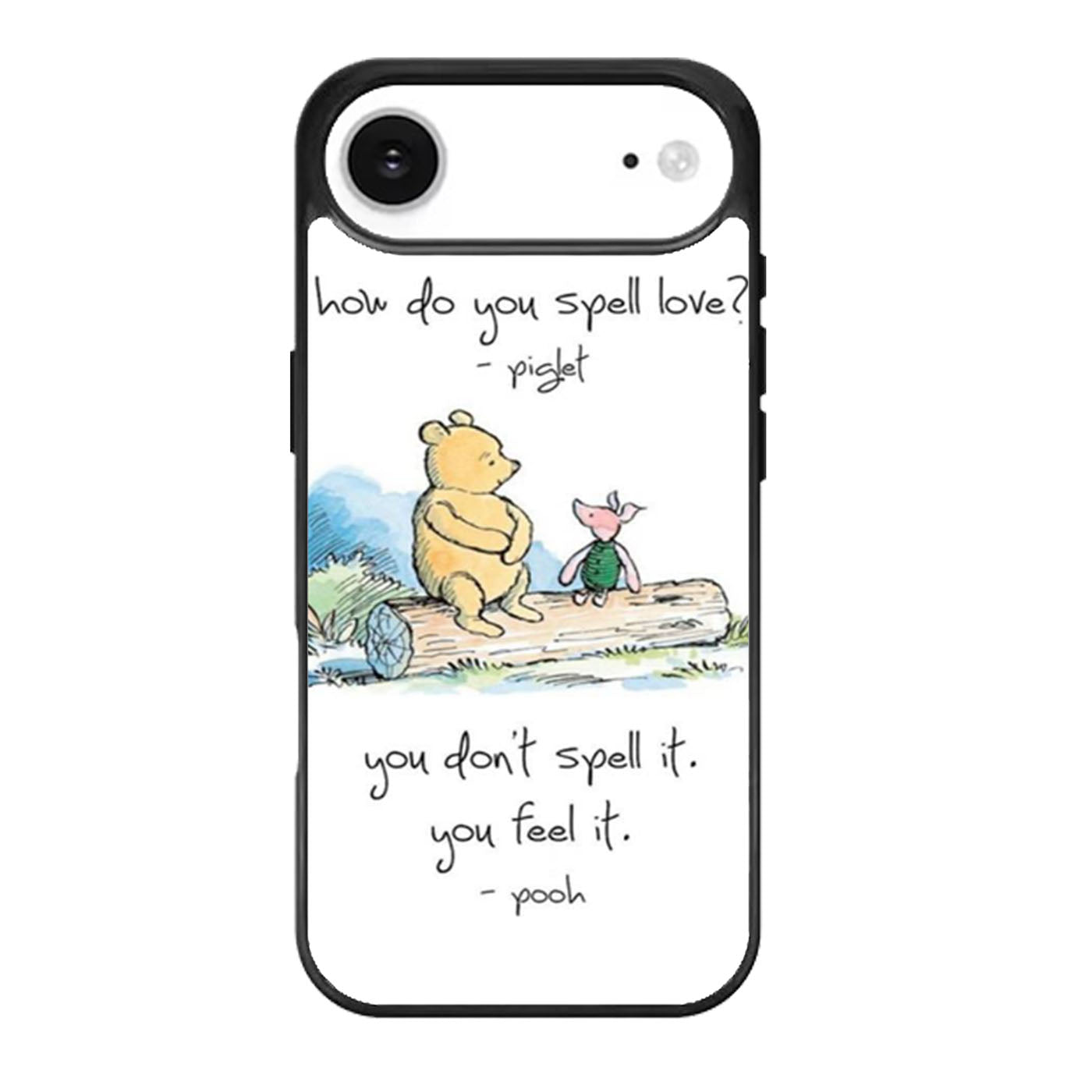 Baby Winnie The Pooh Piglet Love Quote iPhone Air Case