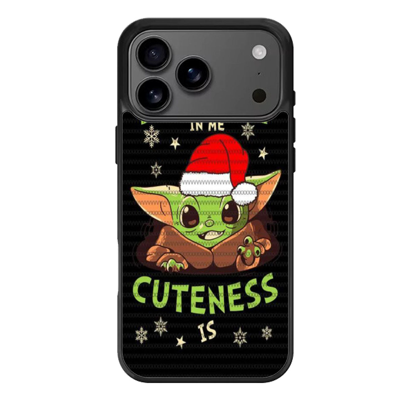 Baby Yoda Strong in Me iPhone 17 Pro Max Case