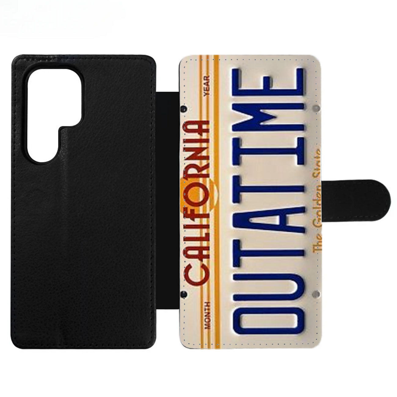Back To The Future Delorean License Plate Wallet Samsung Case