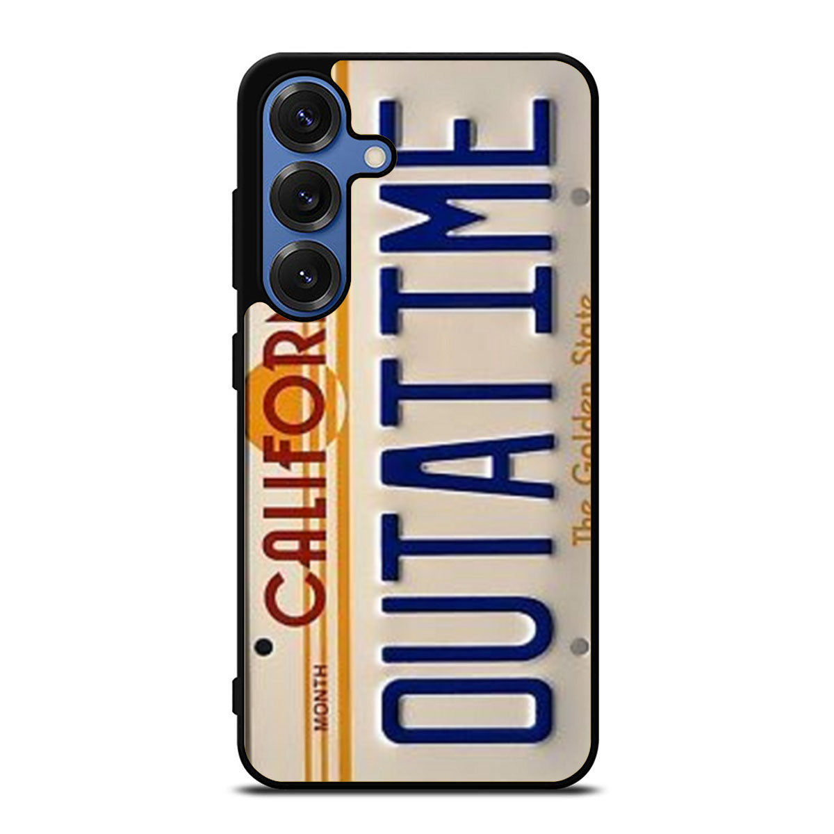 Back To The Future Delorean License Plate Samsung S25 Ultra Case