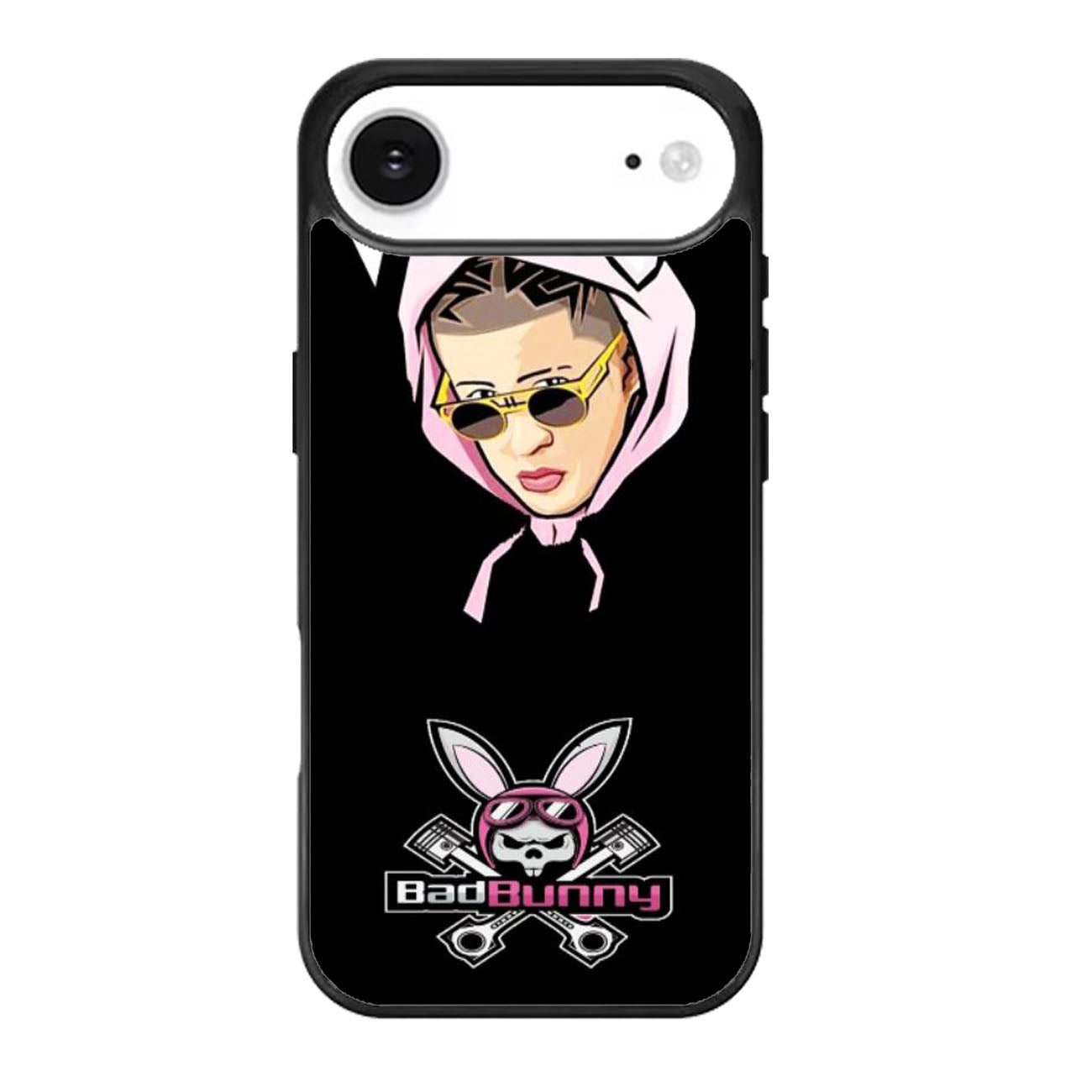 Bad Bunny Art Black iPhone Air Case