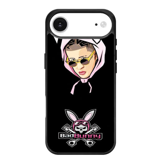 Bad Bunny Art Black iPhone Air Case