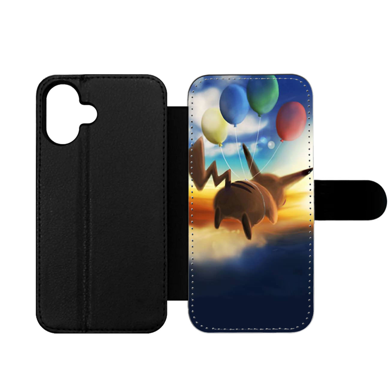 Balloon Pikachu Wallet iPhone Case