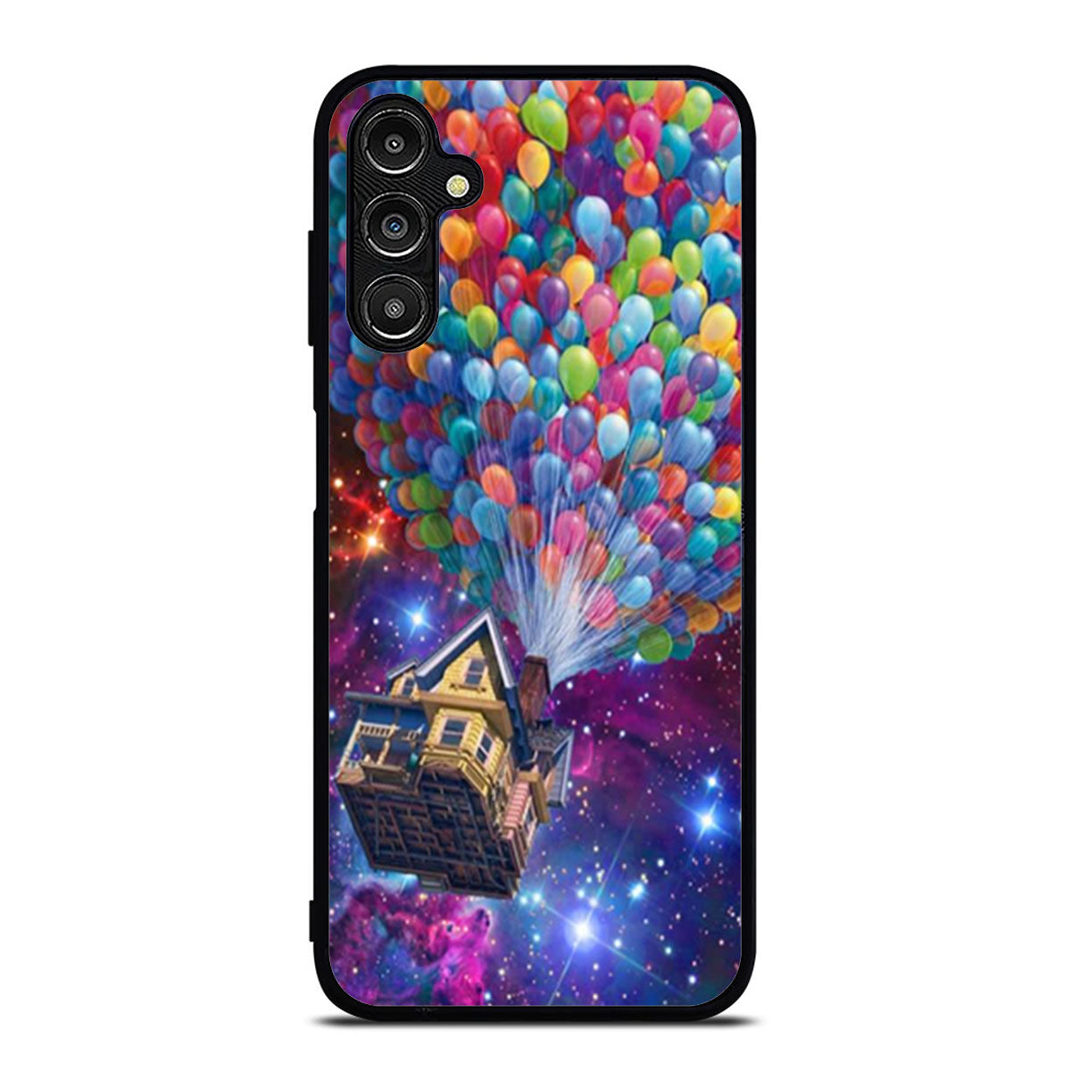 Balloons Flying House in Galaxy Nebula Samsung A16 Case