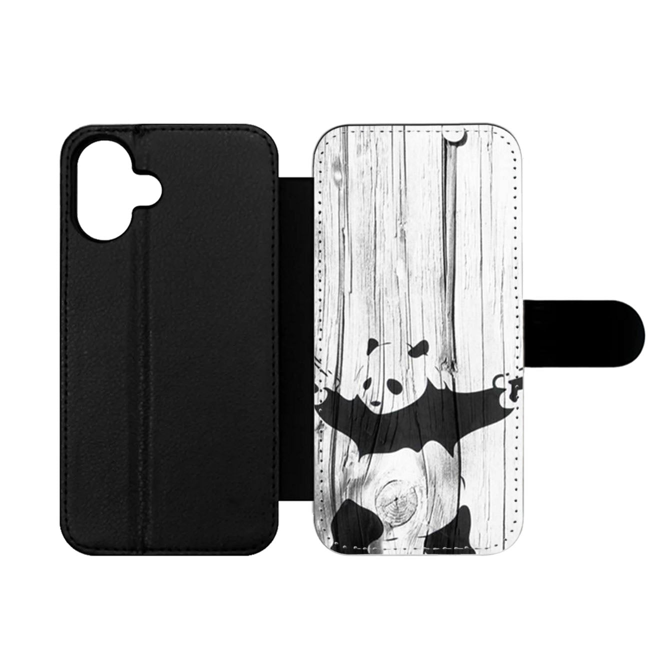 Banksy Graffiti Panda Wallet iPhone Case