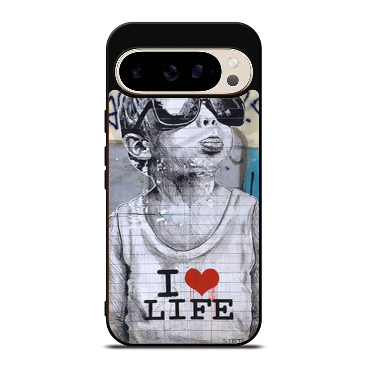 Banksy I Love my life Google Pixel 9 Pro Case