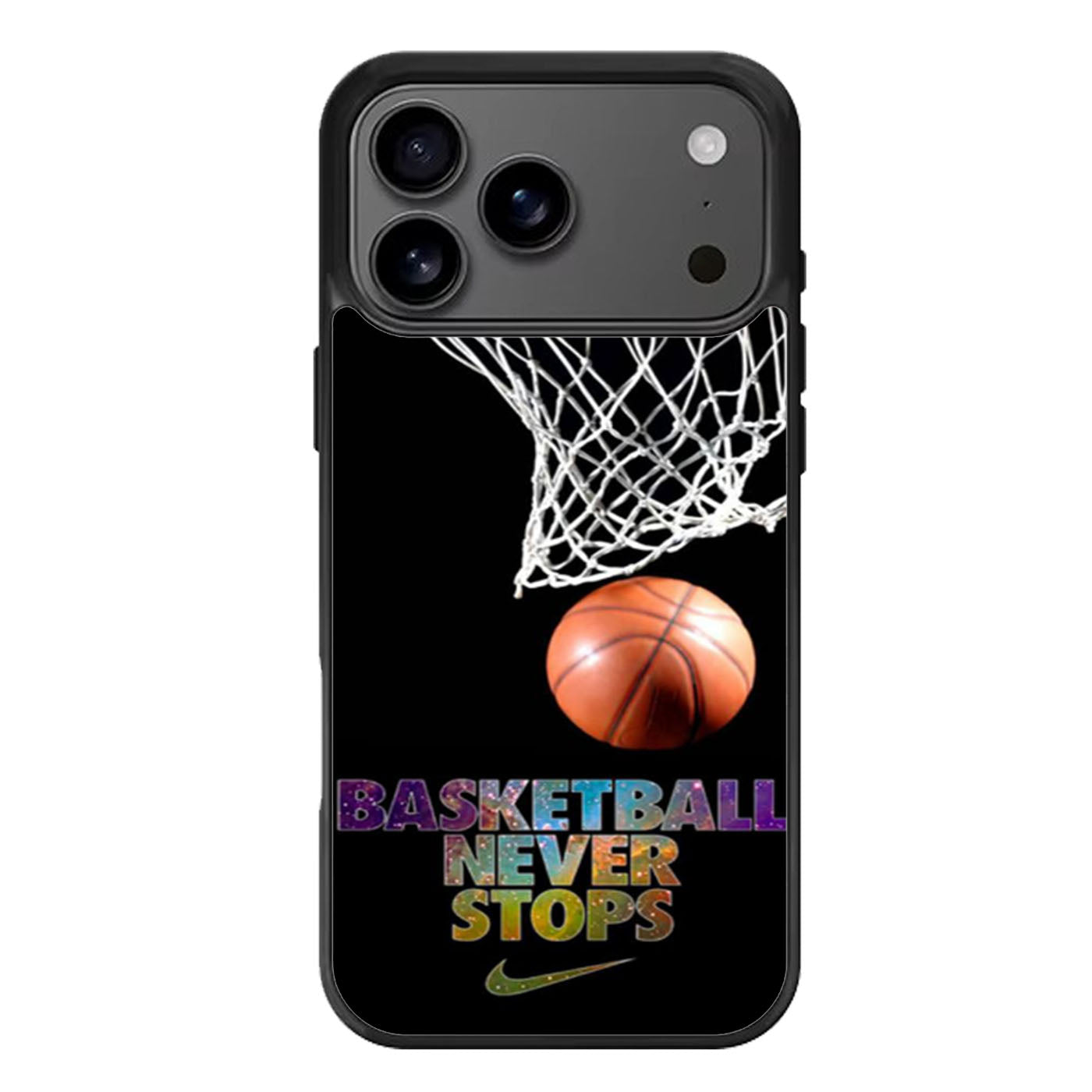 Basketball Never Stop iPhone 17 Pro Max Case