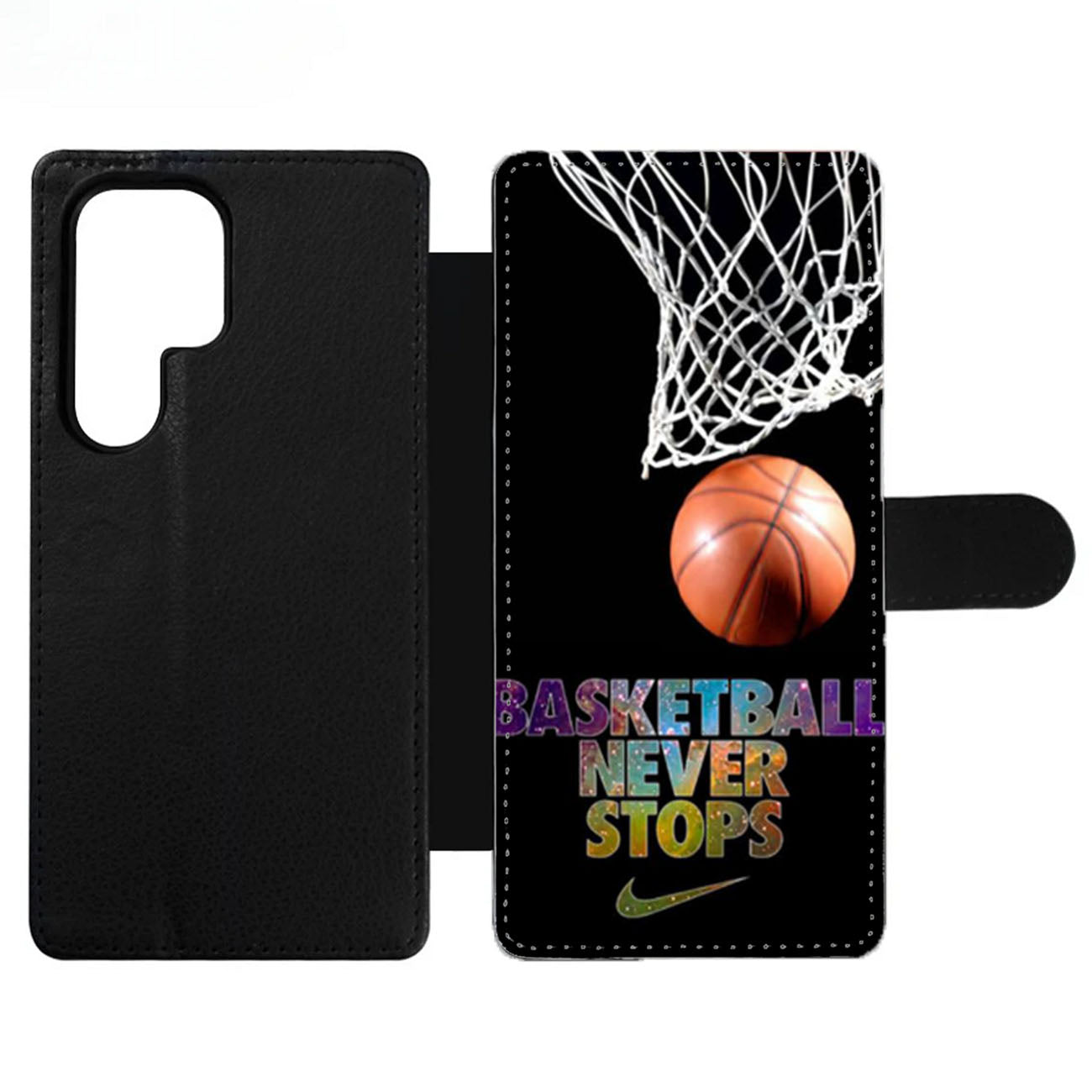 Basketball Never Stop Wallet Samsung Case