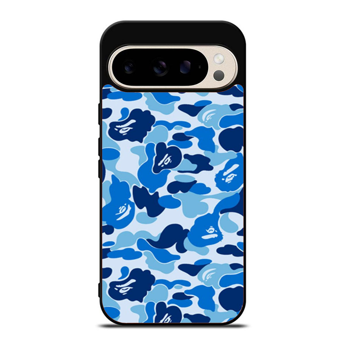 Bathing Ape Bape Blue Camo Google Pixel 9 Pro Case