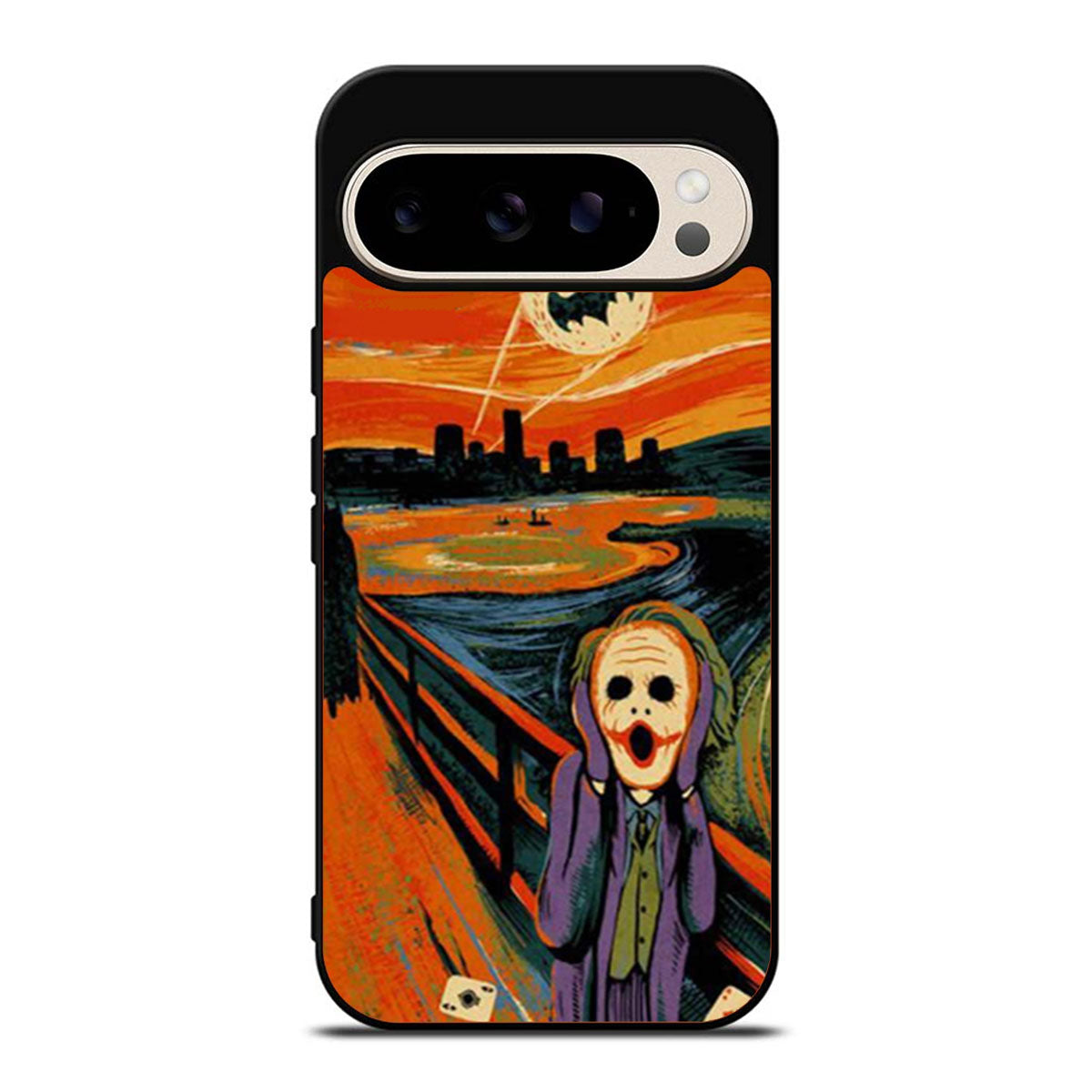 Batman Joker Starry Night Van Gogh Google Pixel 9 Pro Case