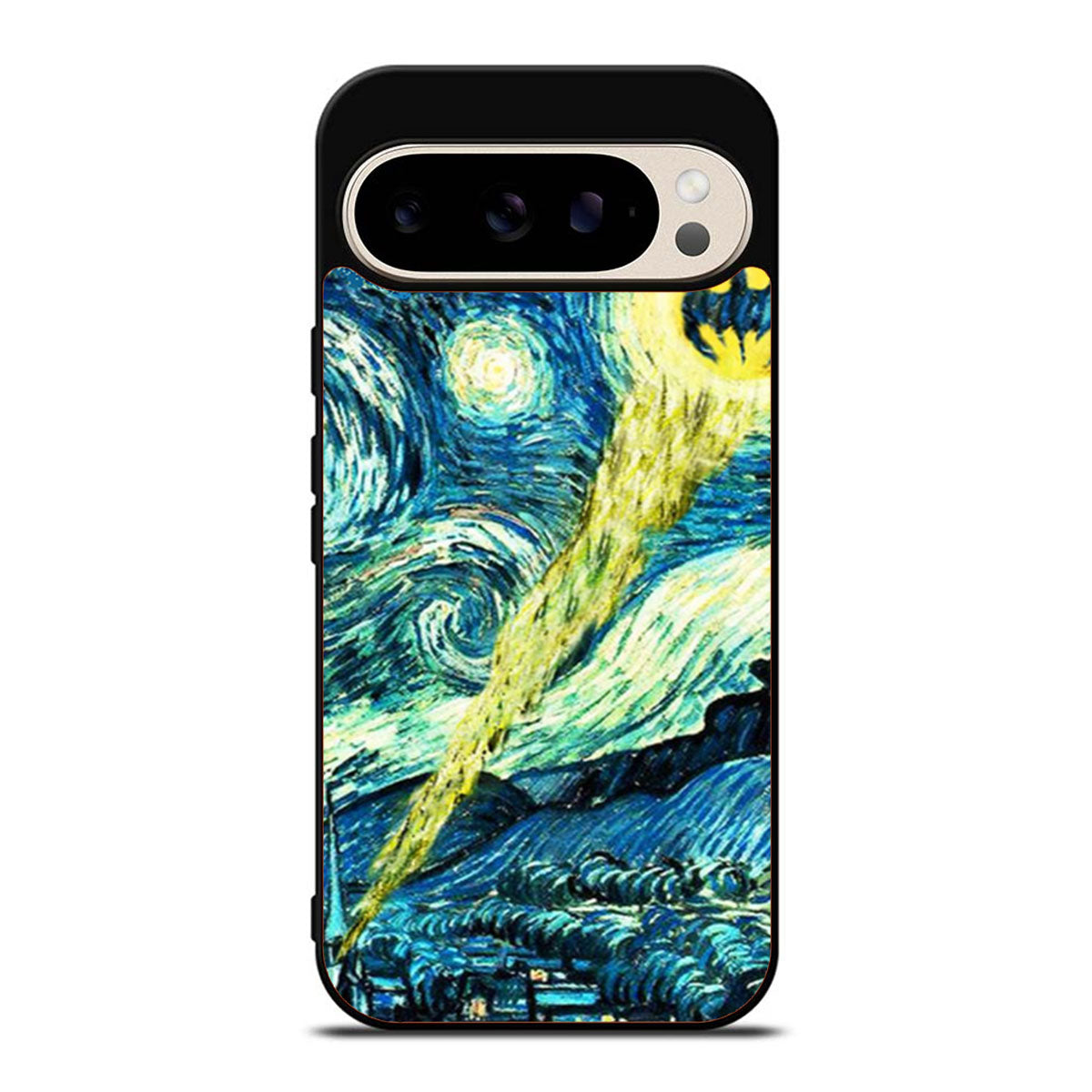 Batman Logo Starry Night Google Pixel 9 Pro Case