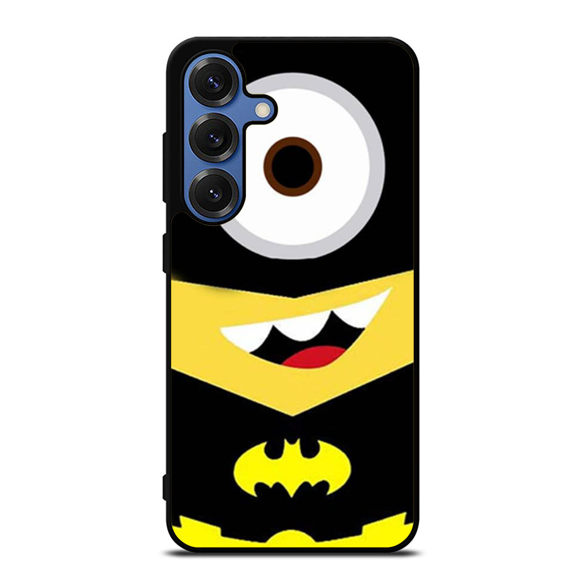 Batman with Mr Minions from Despicable Me Samsung S25 Ultra Case