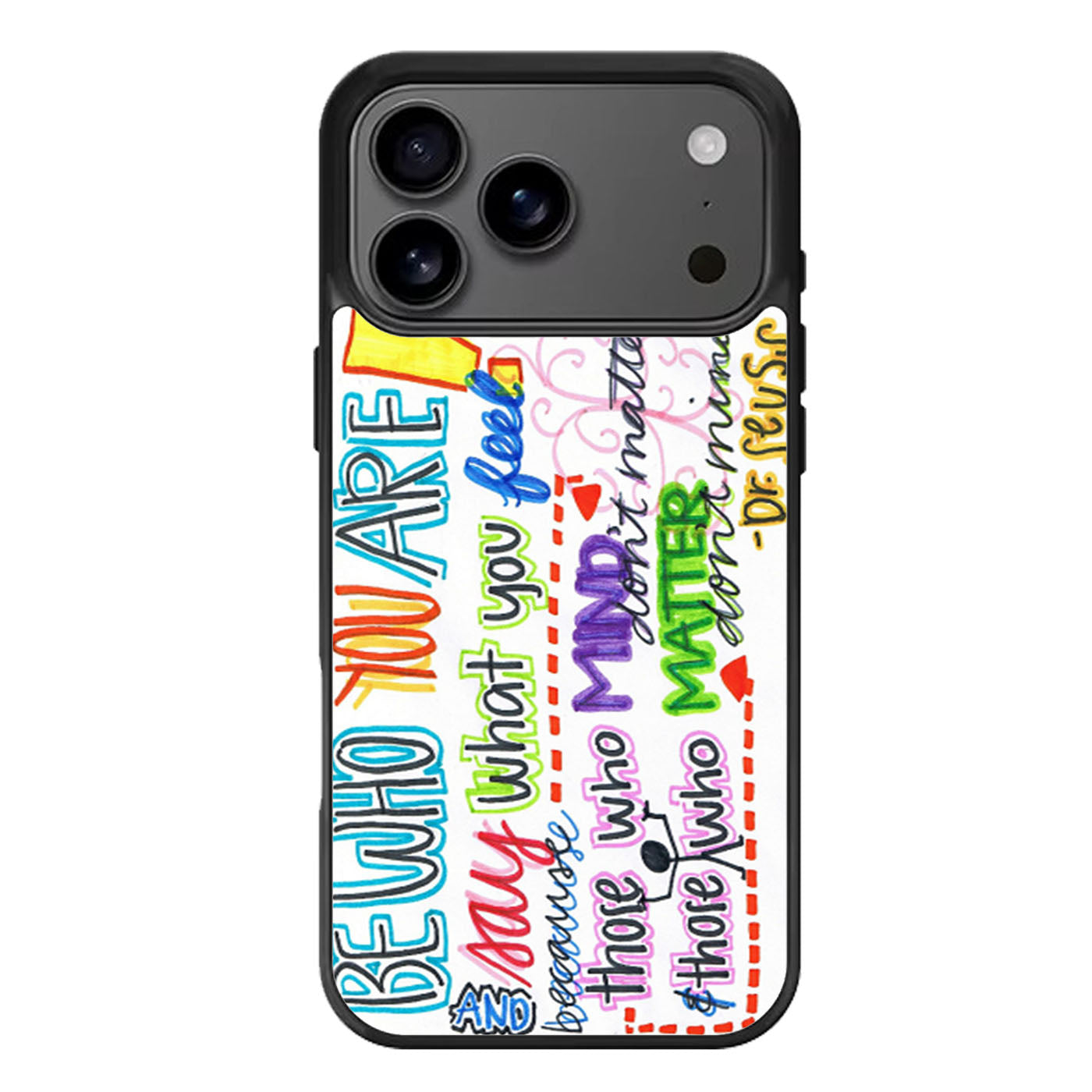 Be Who You Are Quote iPhone 17 Pro Max Case