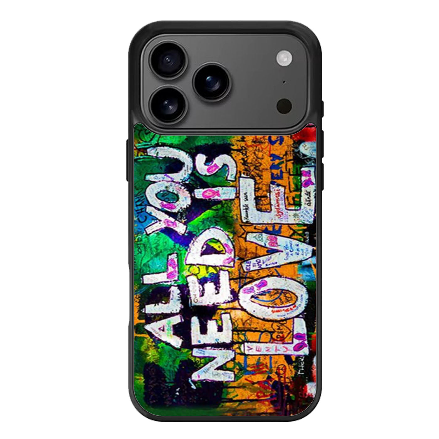 Beatles Graffiti All You Need Is Love iPhone 17 Pro Max Case