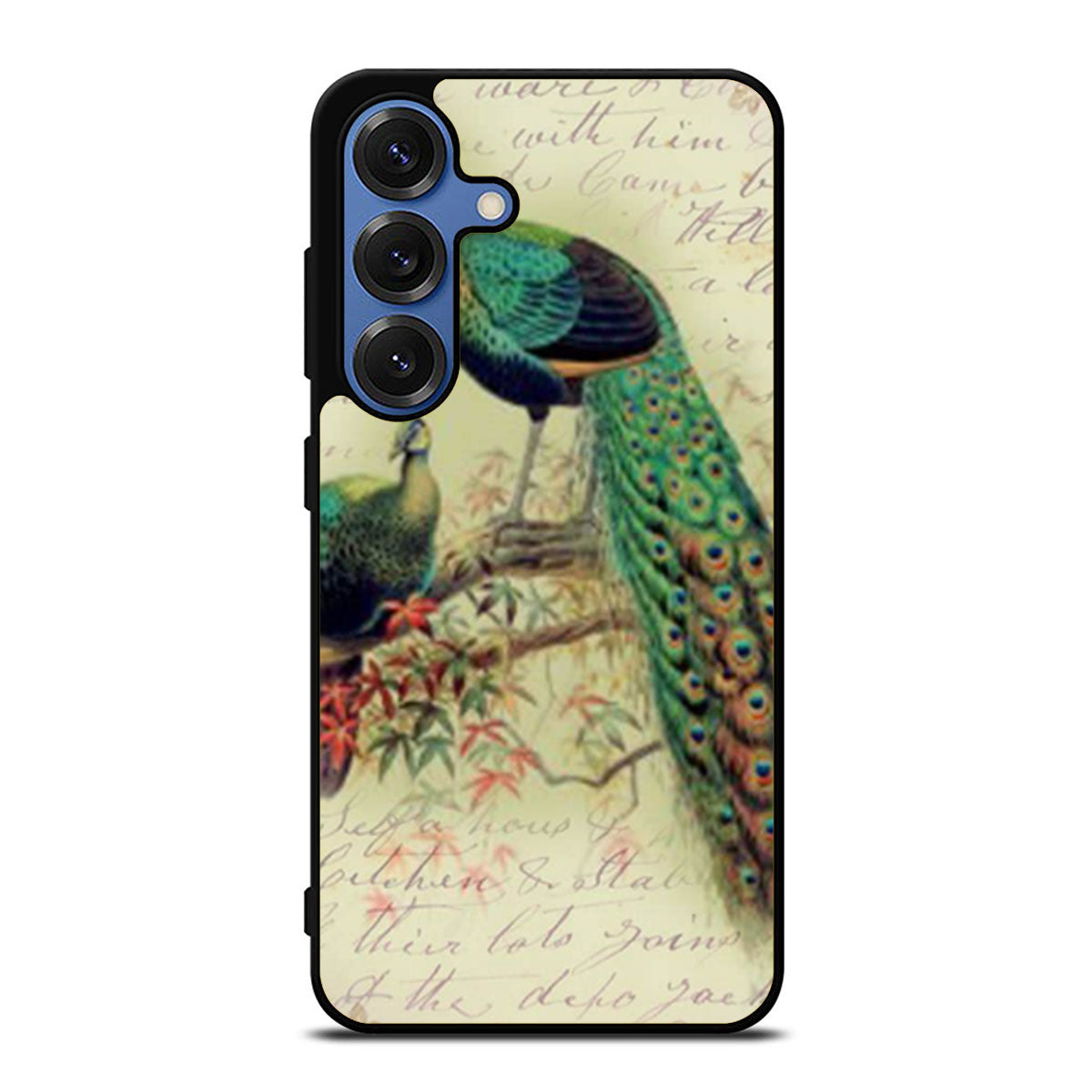 Beautiful Peacock Collage Samsung S25 Ultra Case