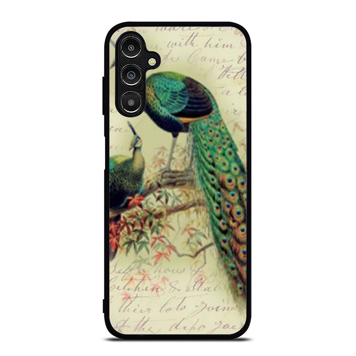 Beautiful Peacock Collage Samsung A16 Case