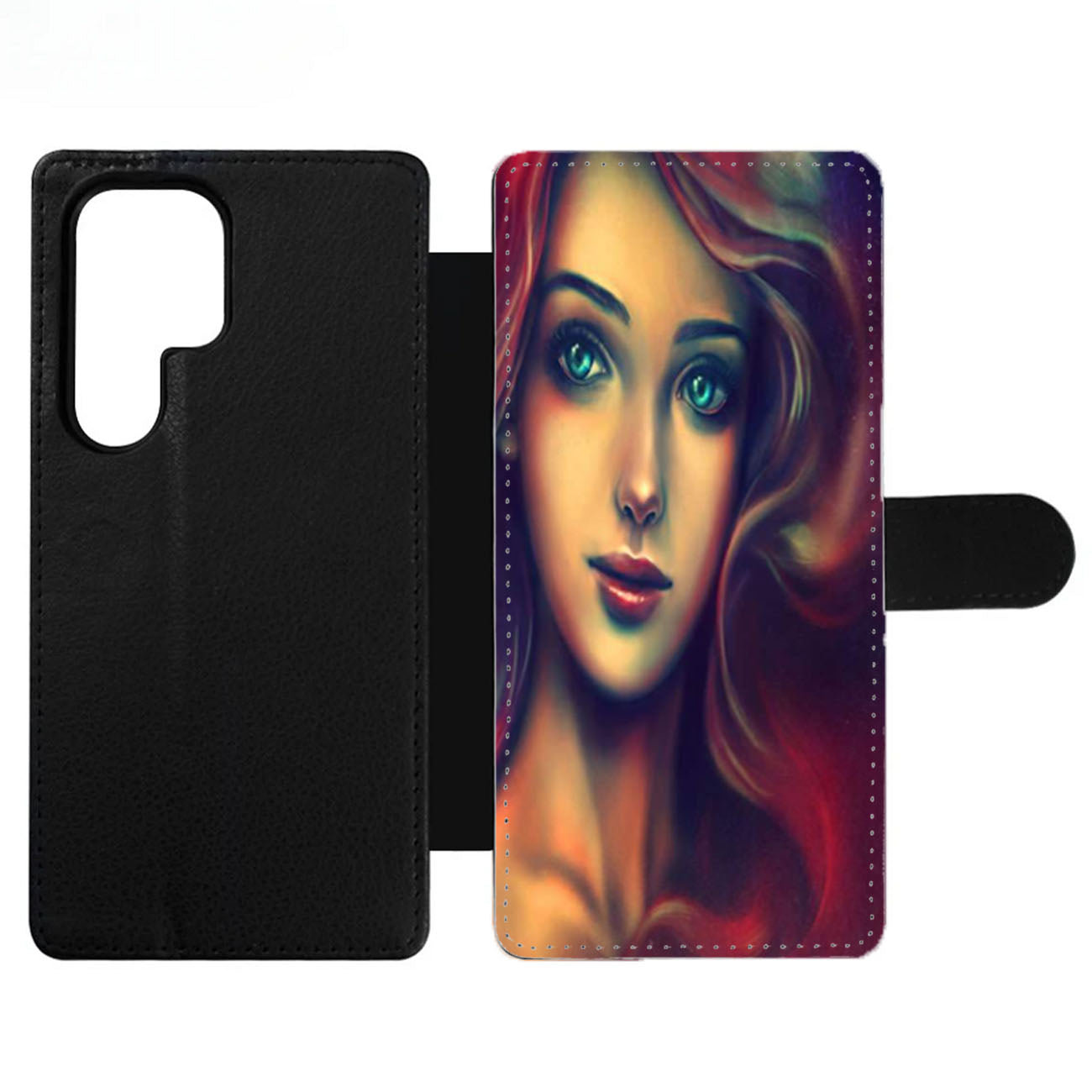 Beautifull Disney Ariel Little Mermaid Wallet Samsung Case