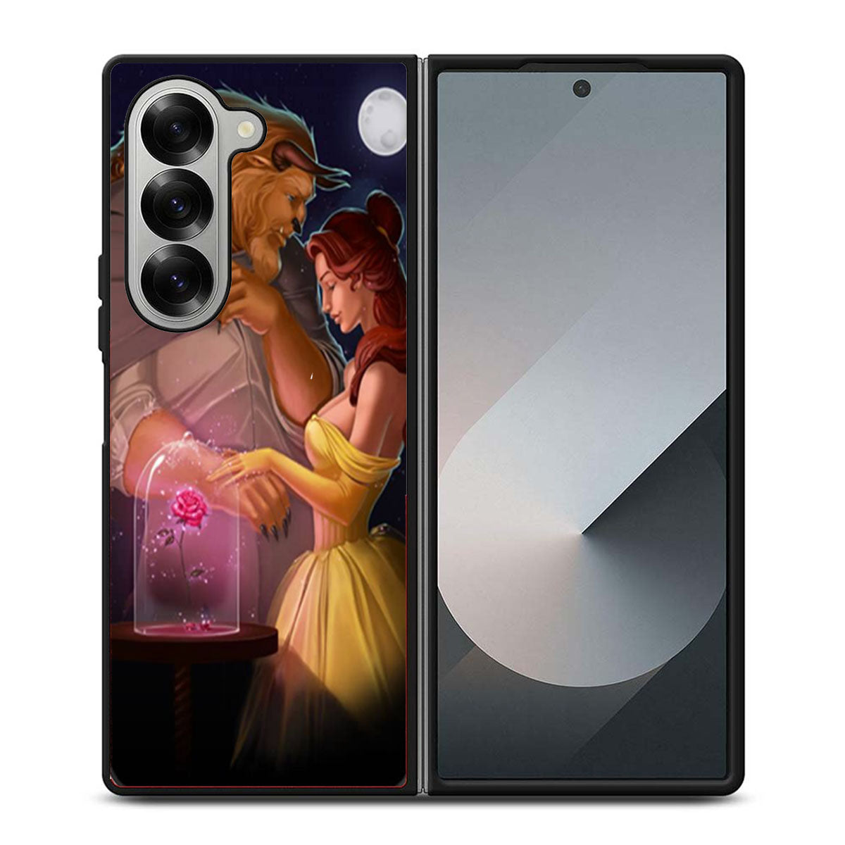 Beauty and The Beast Poster Samsung Z Fold 6 Case