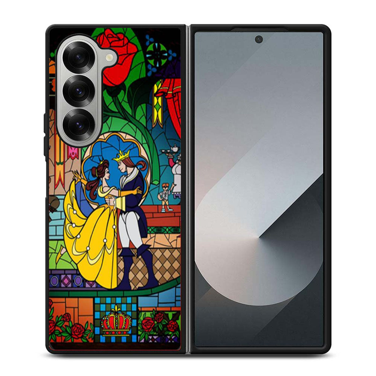 Beauty and The Beast Two Samsung Z Fold 6 Case