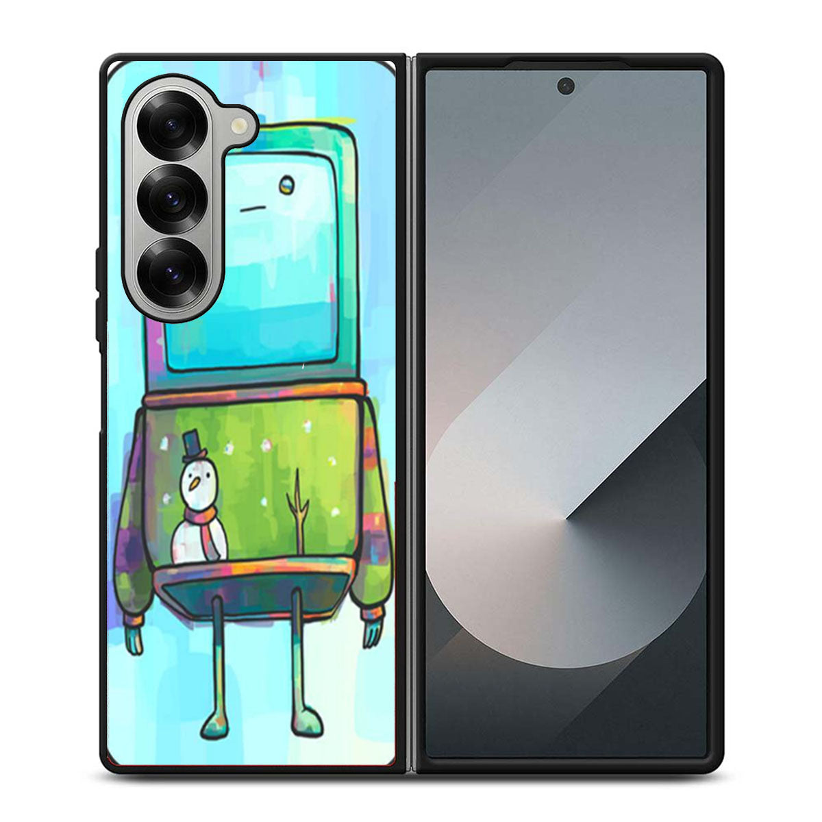 Beemo Christmas Sweater Adventure Time Samsung Z Fold 6 Case