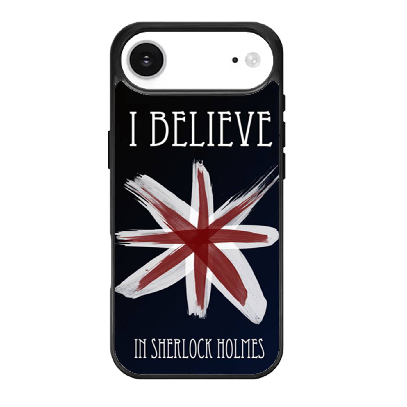 Believe in Sherlock Holmes Quote iPhone Air Case