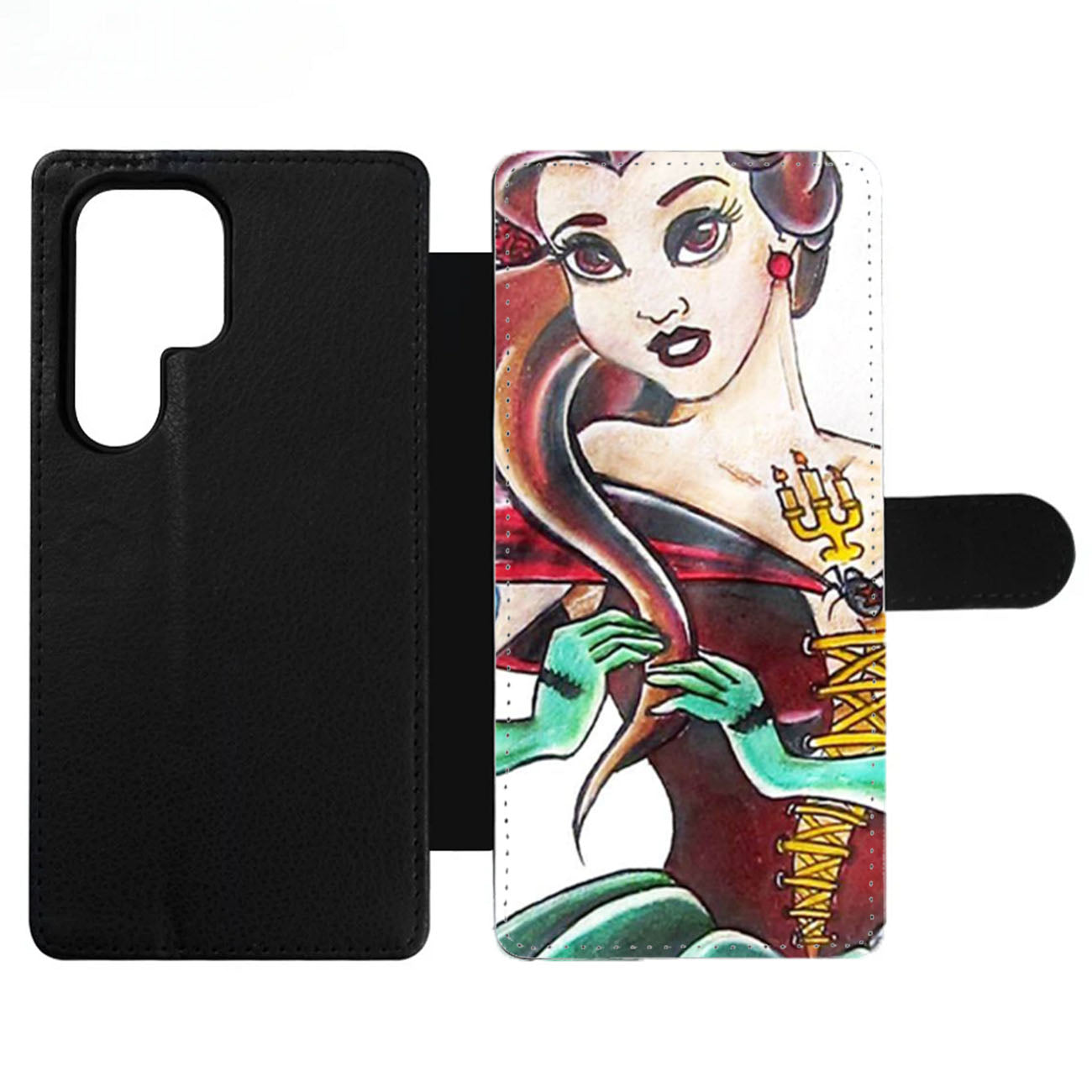 Belle Gothic Disney Wallet Samsung Case