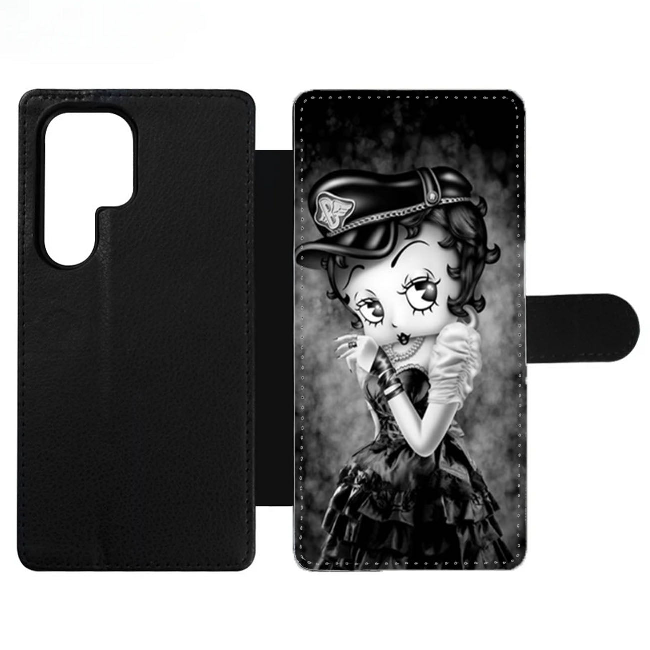 Betty Boop Police Officer Female Cop Wallet Samsung Case