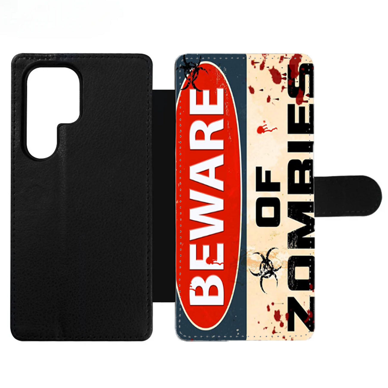 Beware of Zombies Wallet Samsung Case