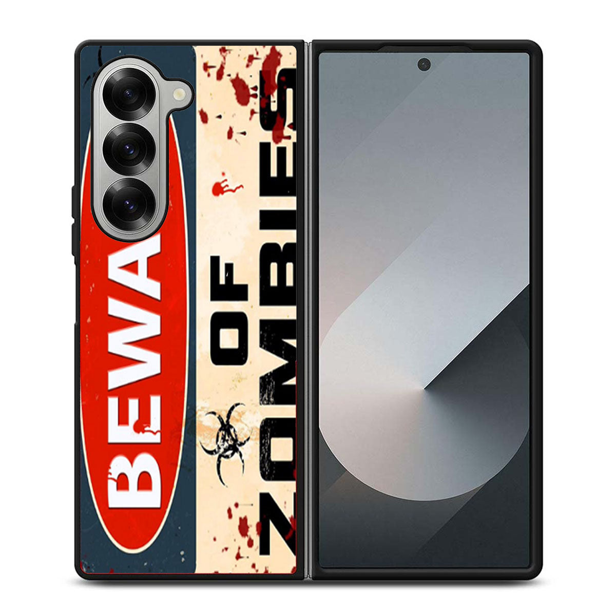 Beware of Zombies Samsung Z Fold 6 Case