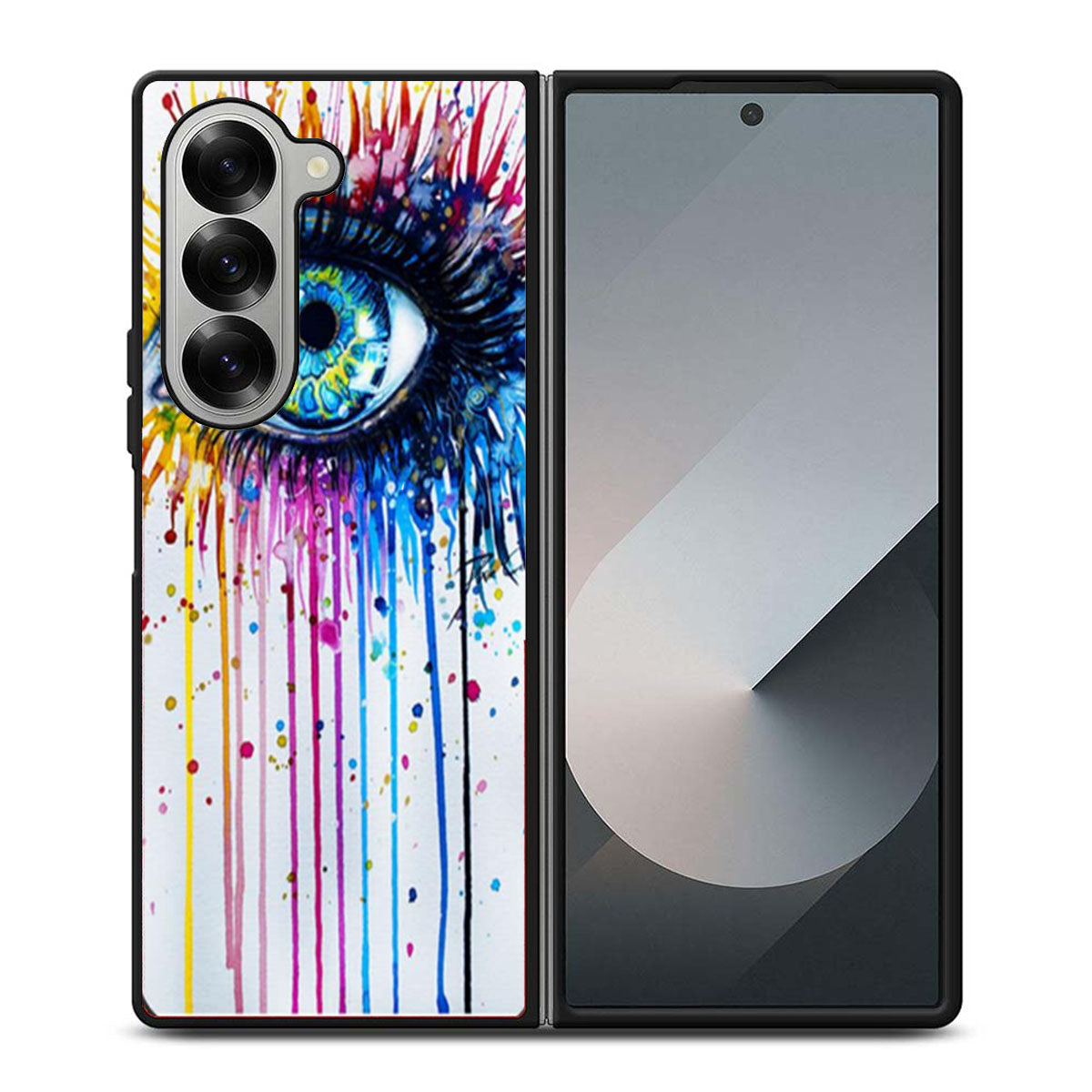 Big Eye Watercolor Samsung Z Fold 6 Case