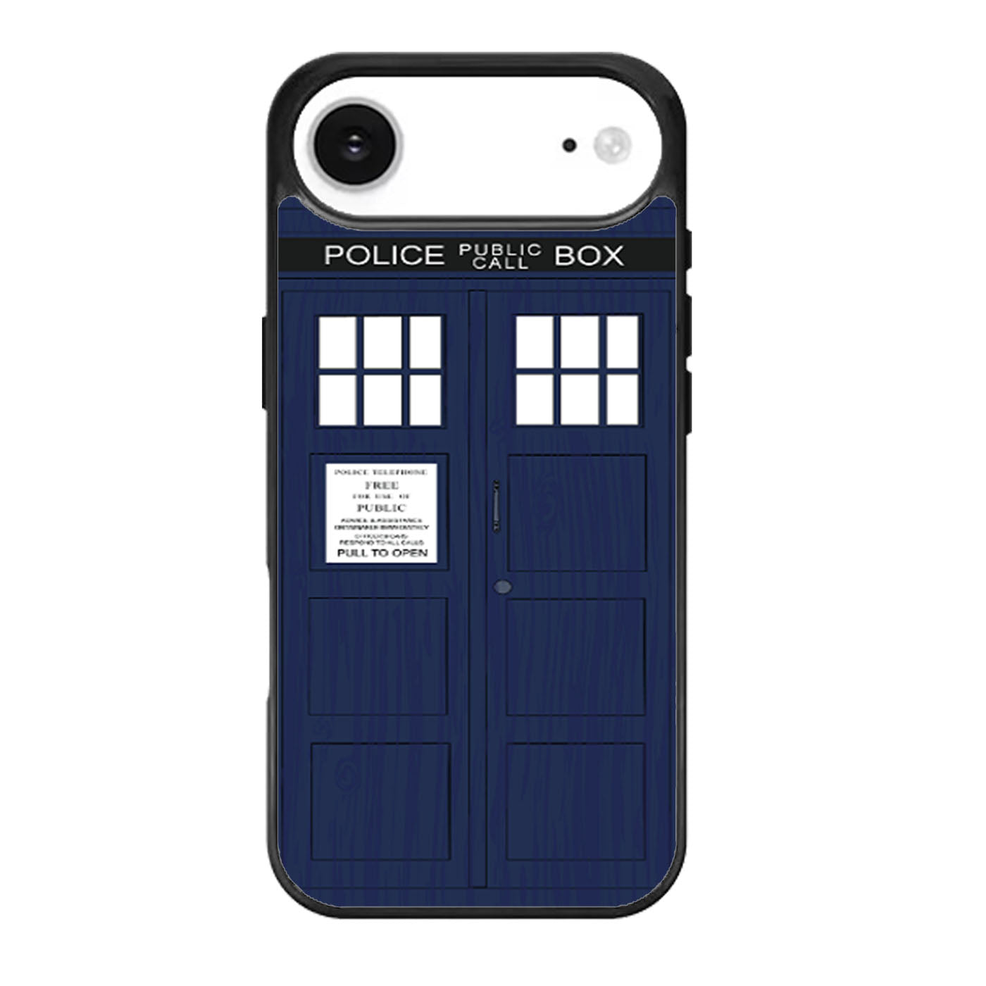 Blue Police Call Box Tardis iPhone Air Case