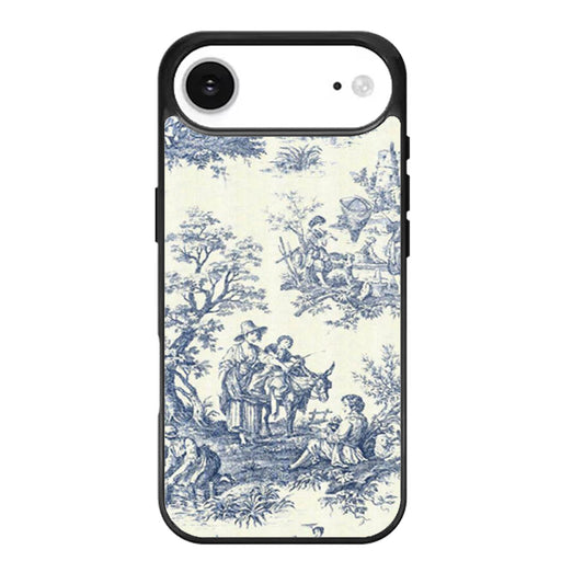 Blue Toile iPhone Air Case