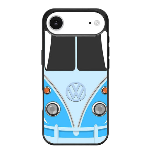 Blue VW Camper Volkswagen Minibus iPhone Air Case