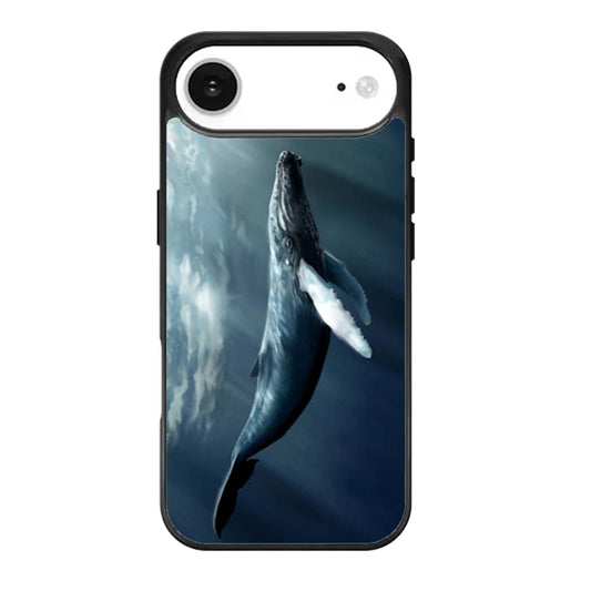 Blue Whale Art iPhone Air Case