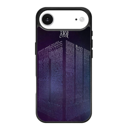 Bow Ties Are Cool Tardis iPhone Air Case