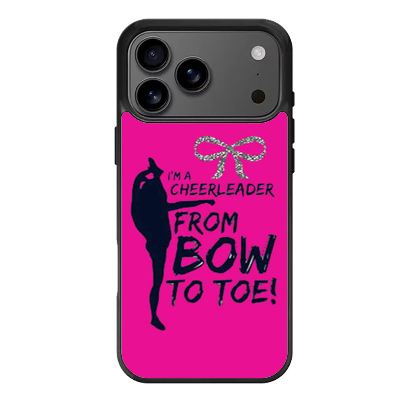 Bow To Toe Cheer iPhone 17 Pro Max Case