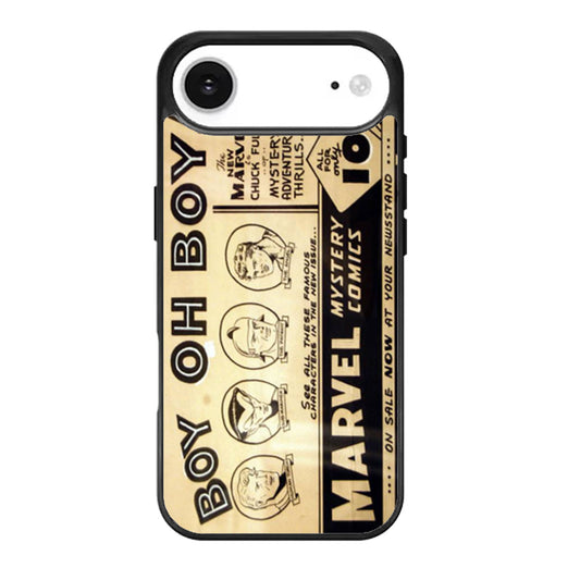 Boy Oh Boy Marvel Mystery Comics Poster iPhone Air Case