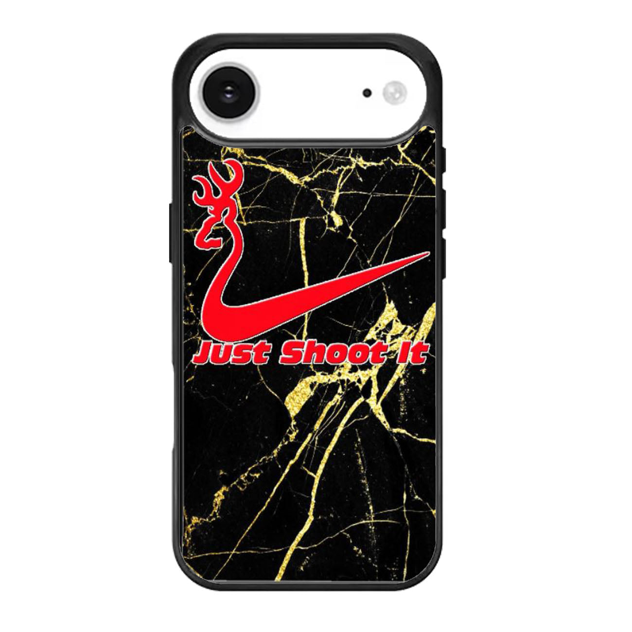 Browning Deer Just Shoot it Marble iPhone Air Case