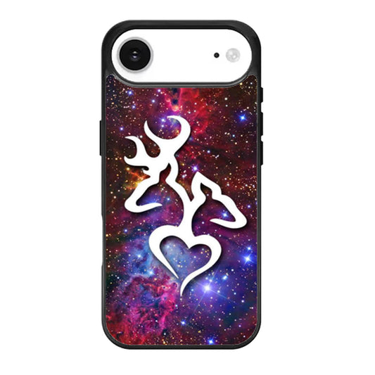 Browning Deer Love Galaxy Nebula iPhone Air Case