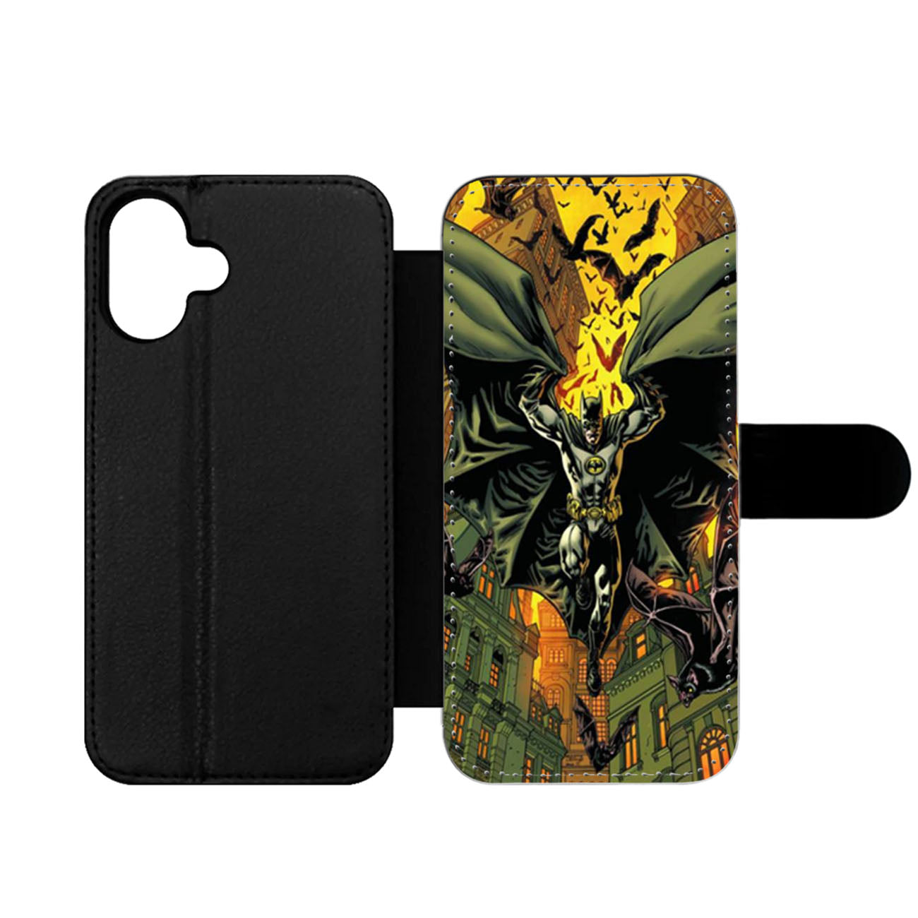 Bruce Wayne Batman Comic Wallet iPhone Case