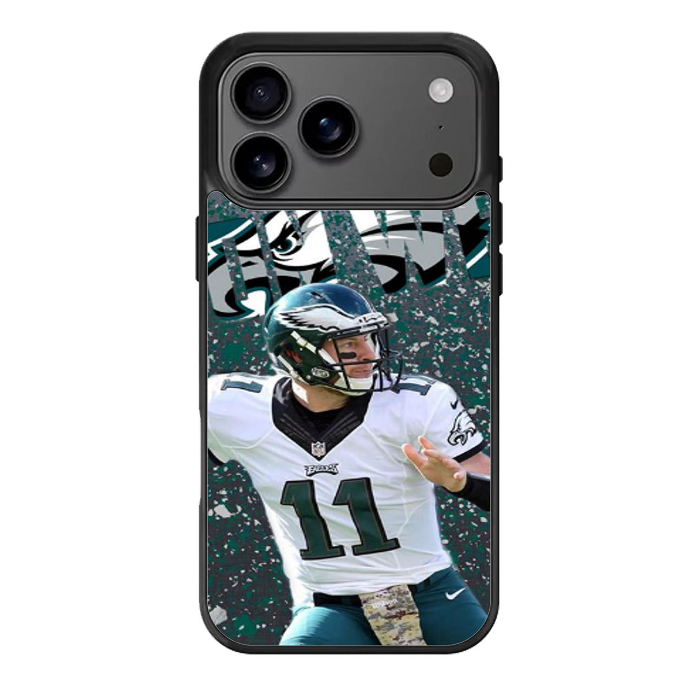 CARSON WENTZ PHILADELPHIA EAGLES TWO iPhone 17 Pro Max Case