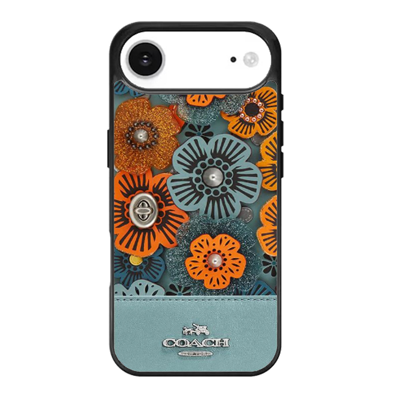 COACH NEW YORK BLUE TEA ROSE iPhone Air Case