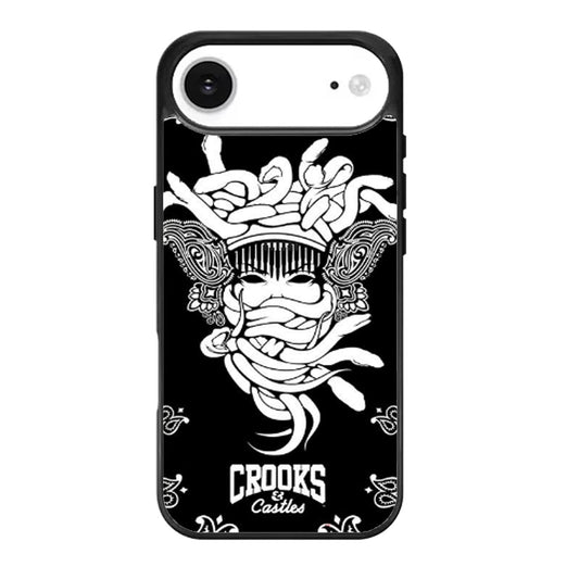 CROOKS AND CASTLES BLACK WHITE iPhone Air Case