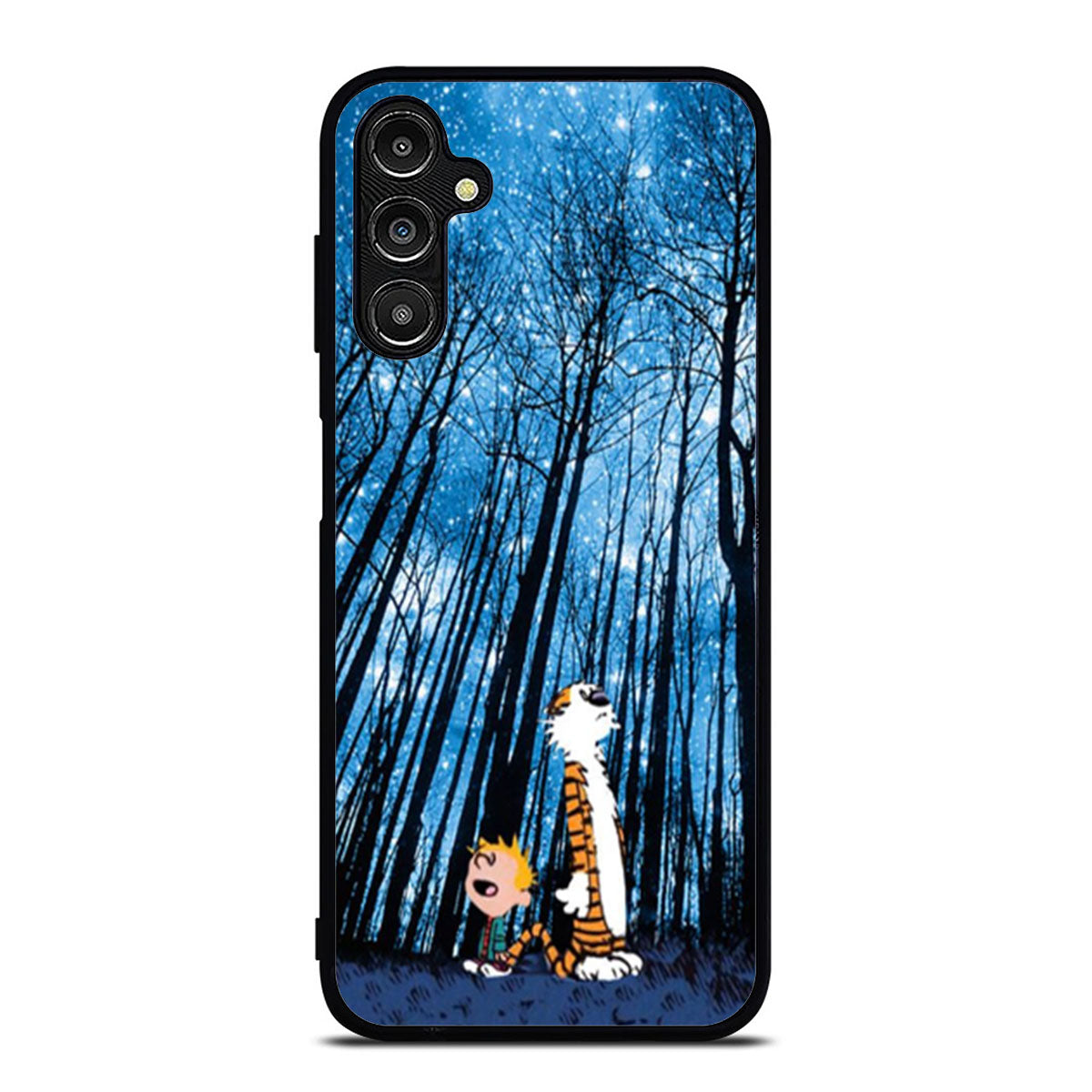 Calvin and Hobbes Forest Stargazing Samsung A16 Case