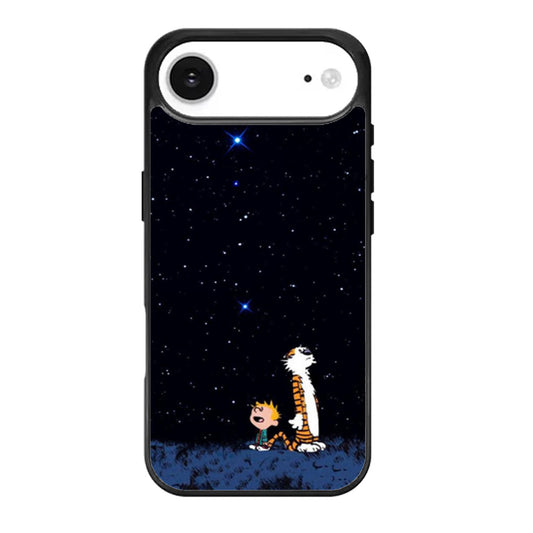 Calvin and Hobbes Outer Space Stars iPhone Air Case