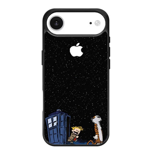 Calvin and Hobbes Tardis iPhone Air Case