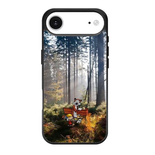 Calvin and Hobbes Through the Woods Forest iPhone Air Case